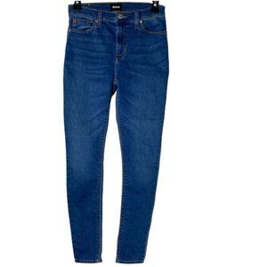 Hudson High Rise Blair Ankle Super Skinny Jeans Size 25